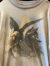 Load image into Gallery viewer, Vintage Oat L/S Harley Wolf Eagle, XXL
