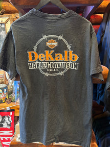 Vintage Harley Tee Dekalb, Medium