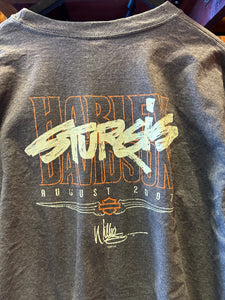 Vintage Harley Sturgis Charcoal Tee, XXL