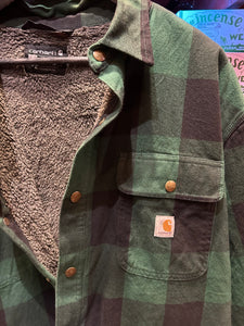 Vintage Carhartt Lumberjack Sherpa Light Jacket, XXL