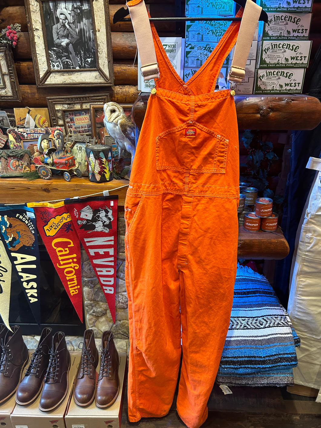 Vintage Dickies Orange Overalls, W39-40