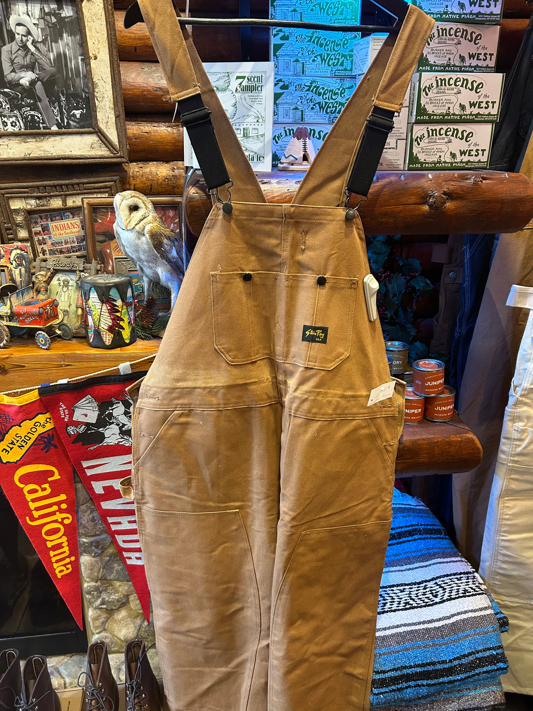 Vintage Deadstock New Stan Ray Duckcloth Overalls, W44