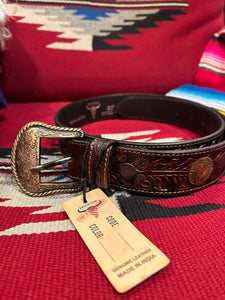 Dark Brown Western Belt