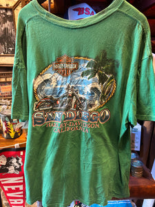 Vintage Green Harley San Diego, XXL
