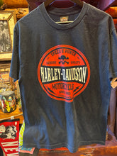 Load image into Gallery viewer, Vintage Harley Navy Twister City, XL
