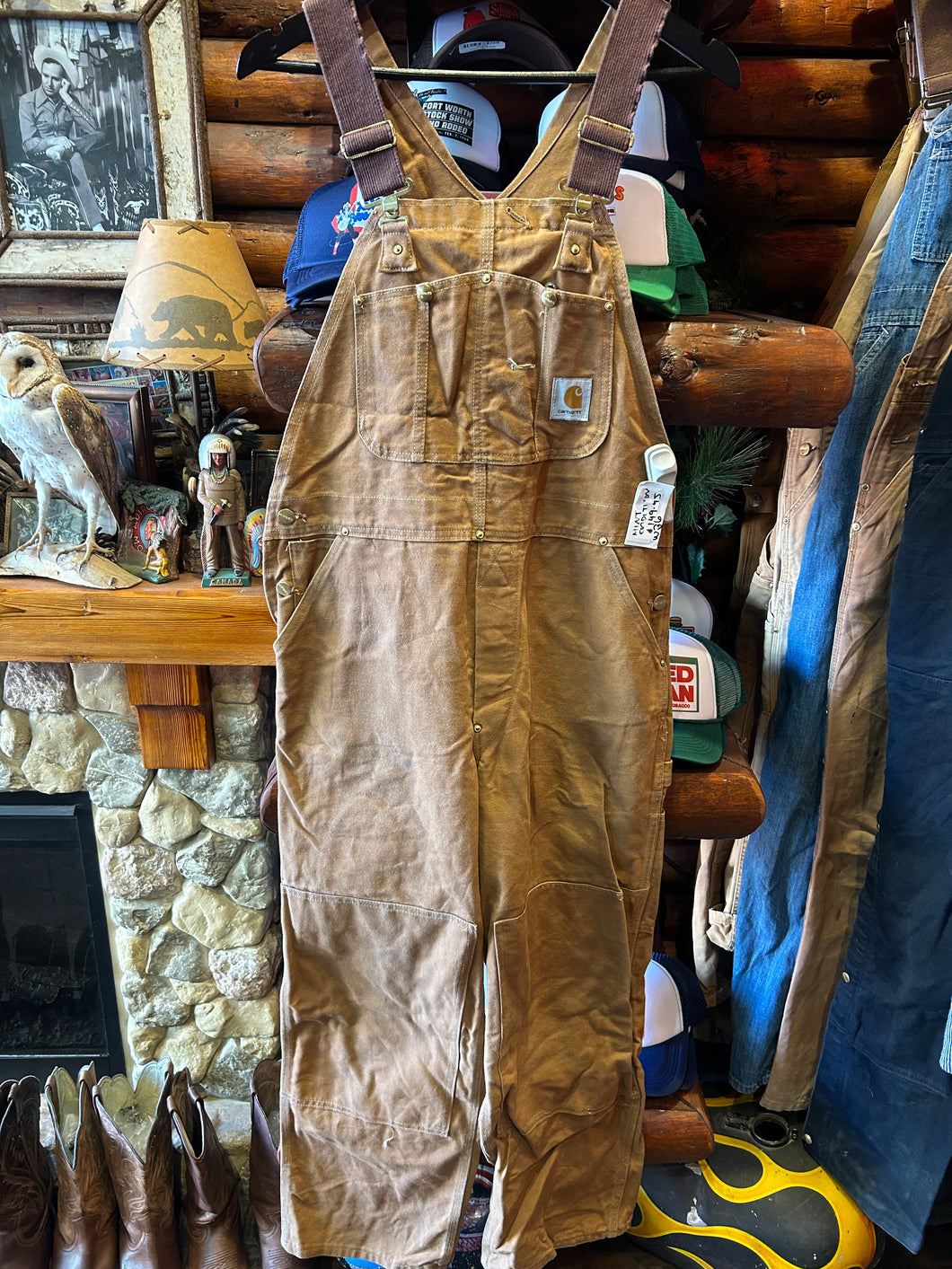 Vintage Carhartt Overalls, Waist 36