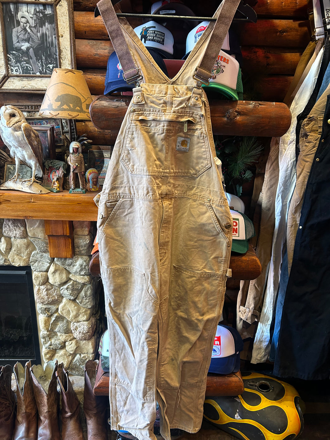 Vintage Carhartt Overalls, Waist 40