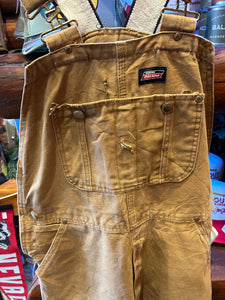 Vintage Dickies Duckcloth Overalls, W34