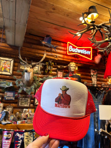 Marlboro Red White Trucker Cap, Georgia USA