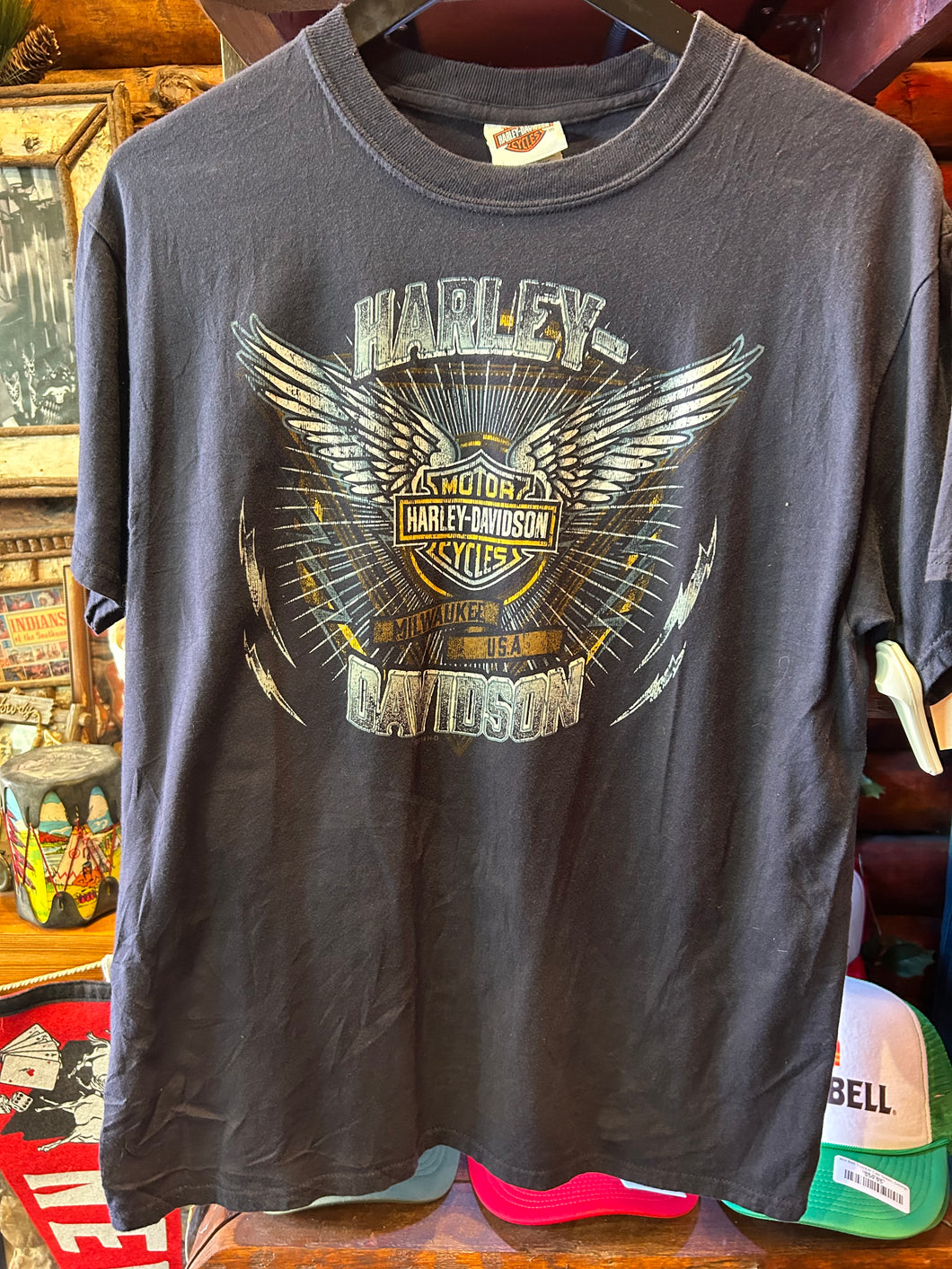 Vintage Harley Winged Logo, Medium