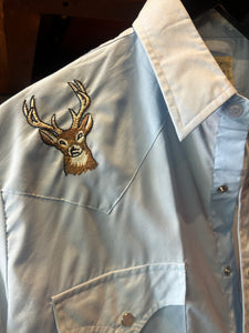 Vintage Western Shirt Deer, Medium