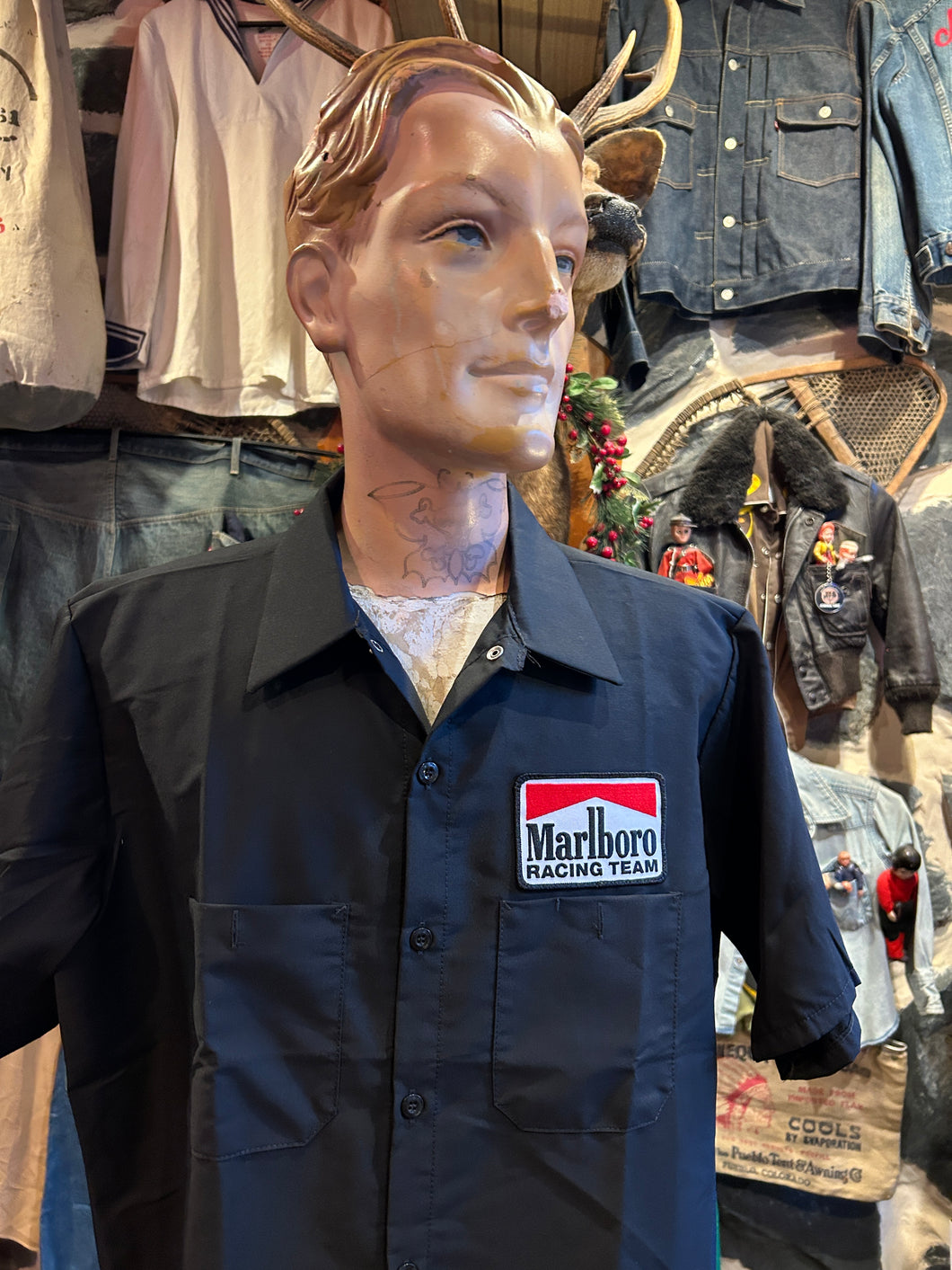 NEW Marlboro Red Kap Mechanic Shirt