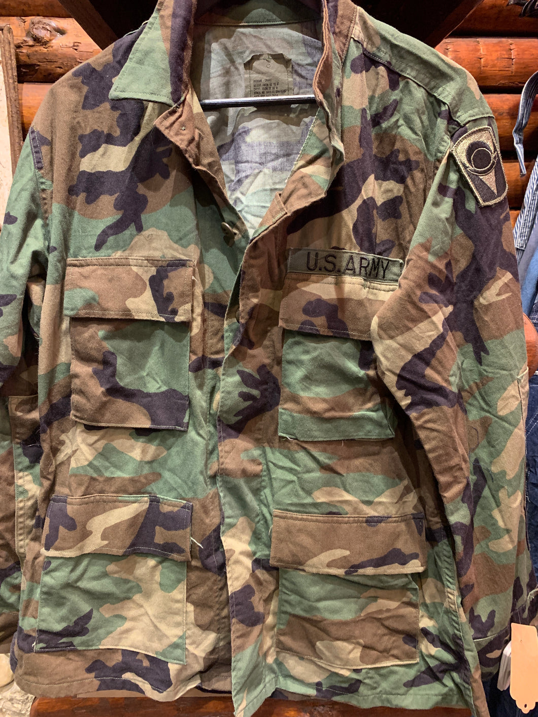 32. Vintage US Army Shirt (Lightweight Jacket Cut), Medium Short