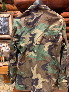 35. Vintage US Army Shirt (Lightweight Jacket) No Patches, Medium Short