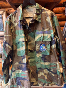 38. Vintage US Army Shirt Air Force (Lightweight Jacket), Medium