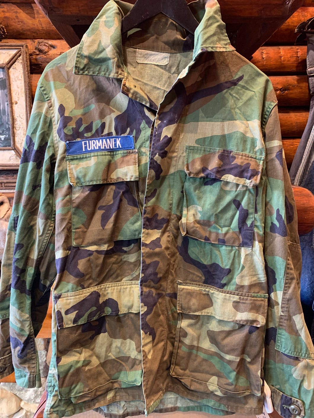 46. Vintage US Army Shirt (Lightweight Jacket), Small
