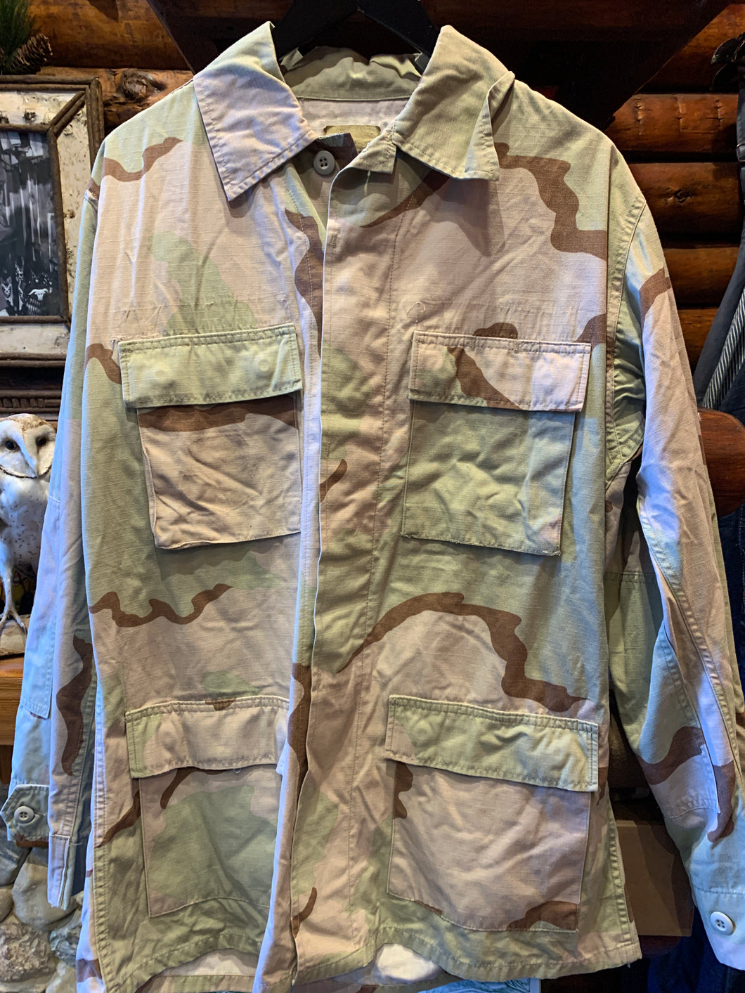 54. Vintage US Army Shirt (Lightweight Jacket), Medium Long