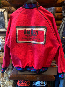 Vintage Rare Aztec Blanket Lined Walls Mountain Southwest Idaho Bomber Jacket, Lg. FREE POSTAGEe.
