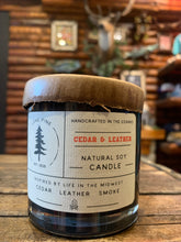 Load image into Gallery viewer, American Heritage Cedar &amp; Leather Soy Candle

