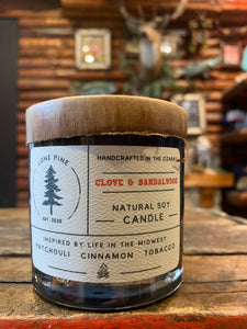American Heritage Clove & Sandalwood Soy Candle