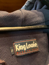 Load image into Gallery viewer, Vintage USA King Louie Heavy Cotton Drill Jacket Mesh Inner Lining Navy, XL. FREE POSTAGE
