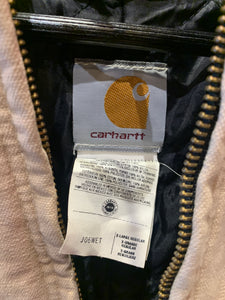 Vintage Carhartt Quilt Lined Hooded Duckcloth Jacket, Medium. FREE POSTAGE