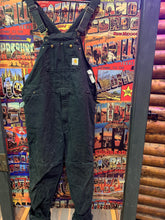 Load image into Gallery viewer, Vintage Cahartt Black Double Knee Duckcloth Overalls, Waist 42. FREE POSTAGE

