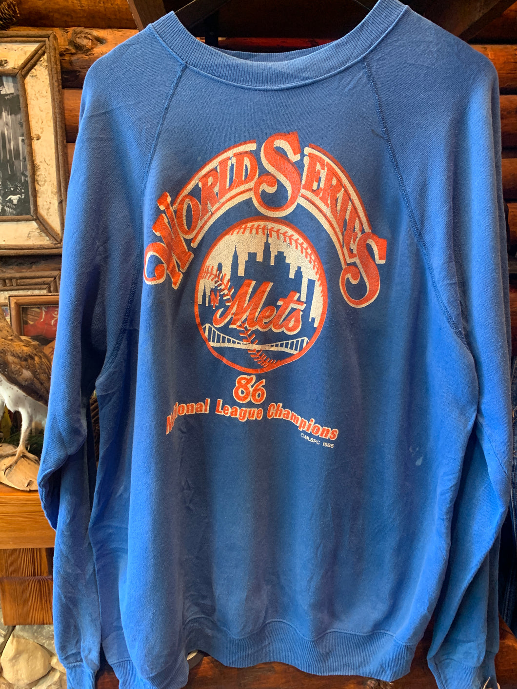 Vintage 1986 Mets World Series Sweater, L-XL