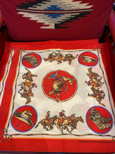 Load image into Gallery viewer, New. Hav-a-hank Made in USA Buckin&#39; Bronco Bandana. Exclusive Import
