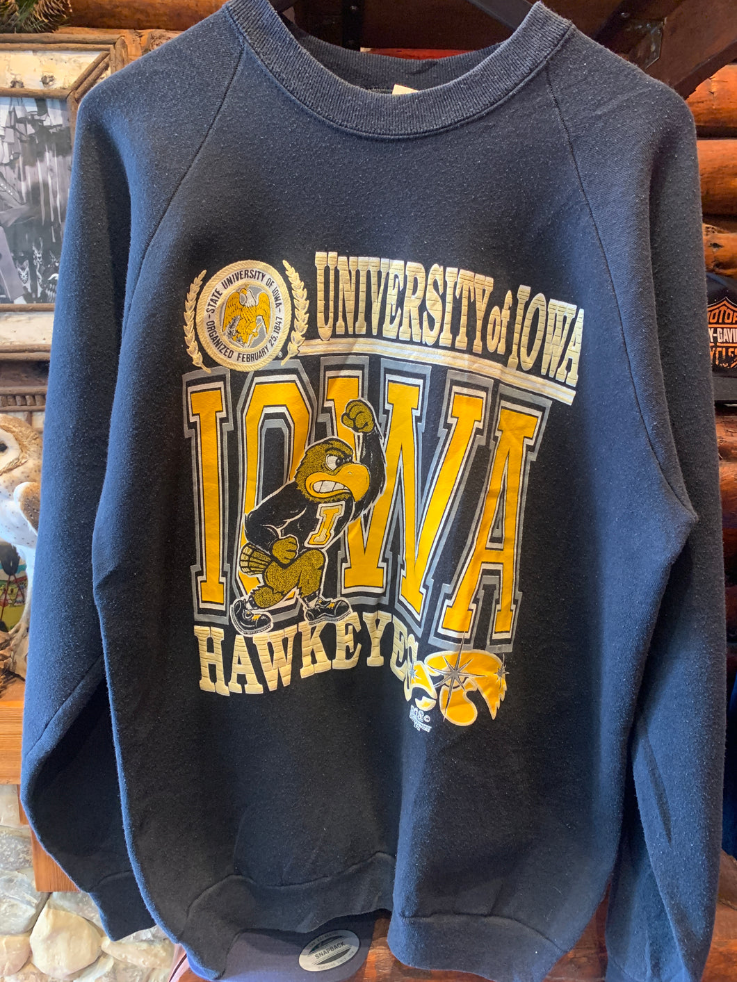 Vintage 90's Iowa Hawkeyes Sweater, XL