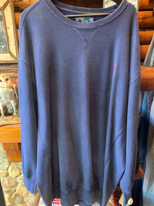 Ralph Lauren Navy Sweatshirt, XXXL