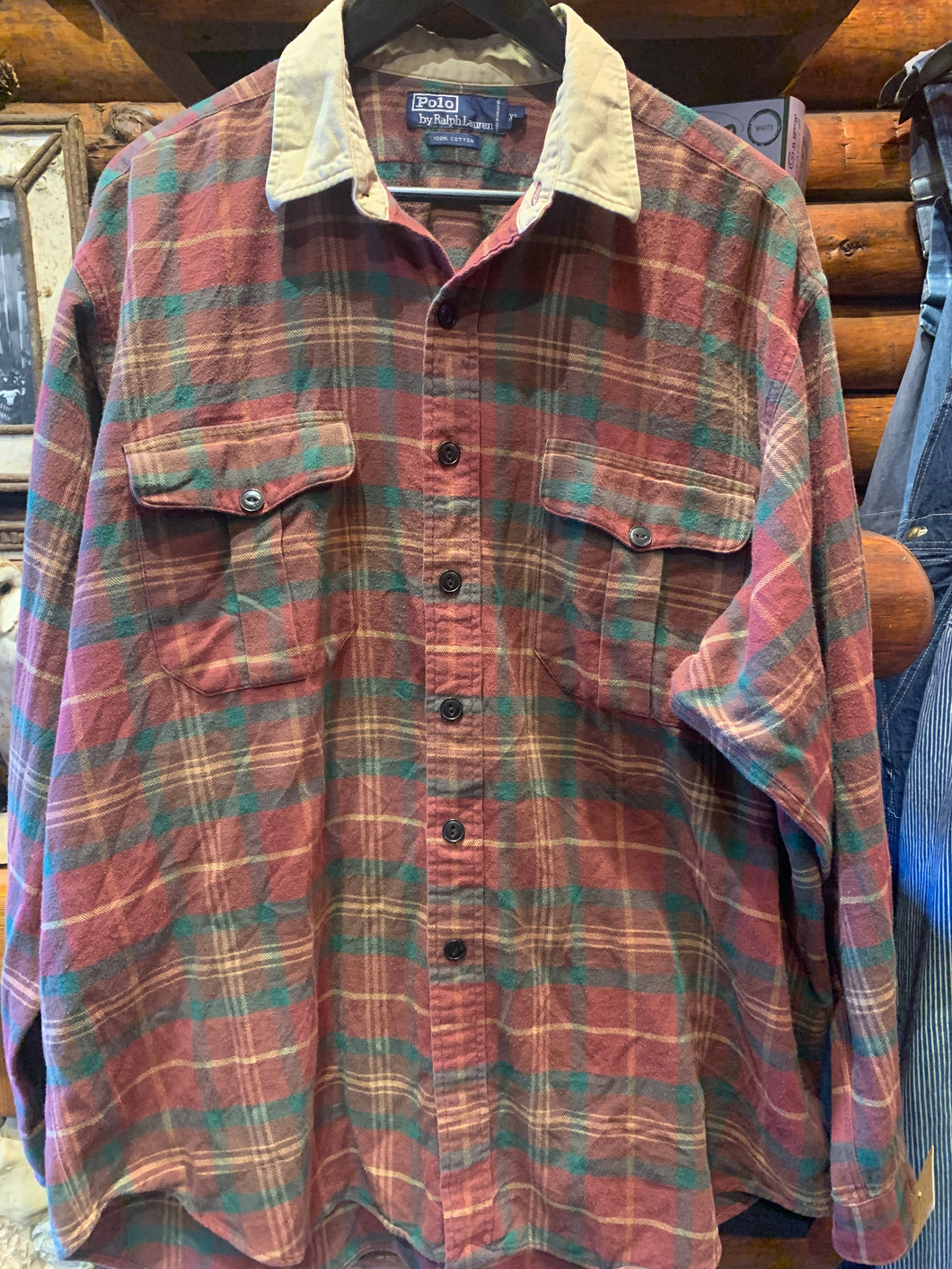 Vintage Ralph Lauren Soft Flannel, XL