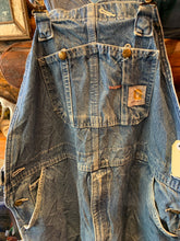Load image into Gallery viewer, Vintage Carhartt Faded Overalls W38

