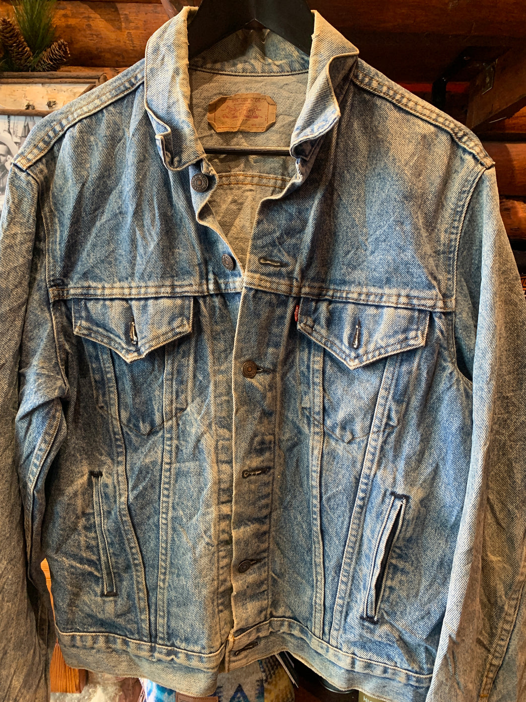 Vintage Levis Denim Jacket, 42 Large