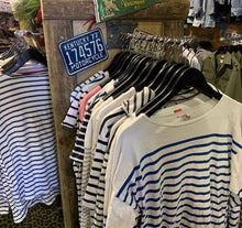 Load image into Gallery viewer, Authentic Vintage French Imported Breton Tops. Assorted Sizes. $29.95-$45
