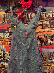 Vintage Dickies Hickory Striped Overalls, Waist 40. FREE POSTAGE