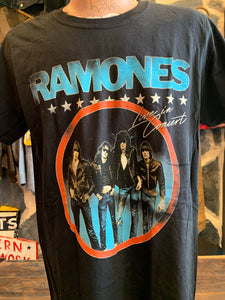 Ramones, Circle Band Stars Soft Vintage Feel Tee