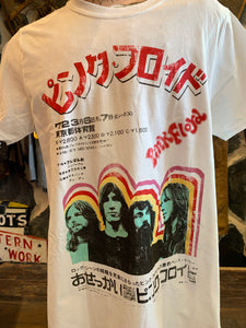 Pink Floyd, Japanese Tour Print White Tee