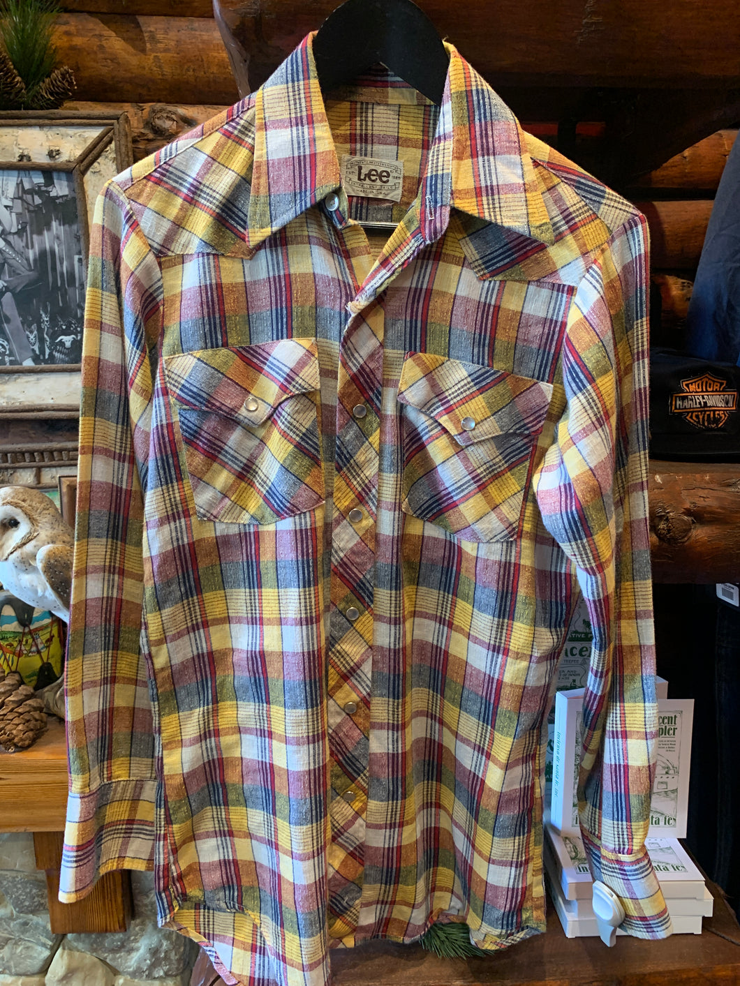 Vintage 70s Lee Western Shirt, Small