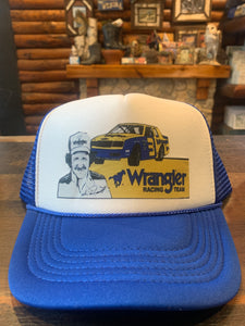 New Dale Earnhardt Nascar Wrangler Blue/Wh USA Trucker Cap