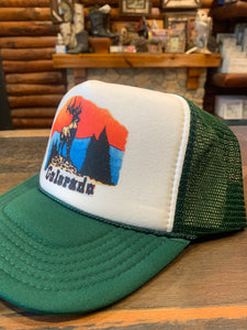 New Colorado Green/Wh USA Trucker Cap