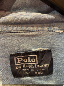 6. Vintage Ralph Lauren Denim Shirt. XXL