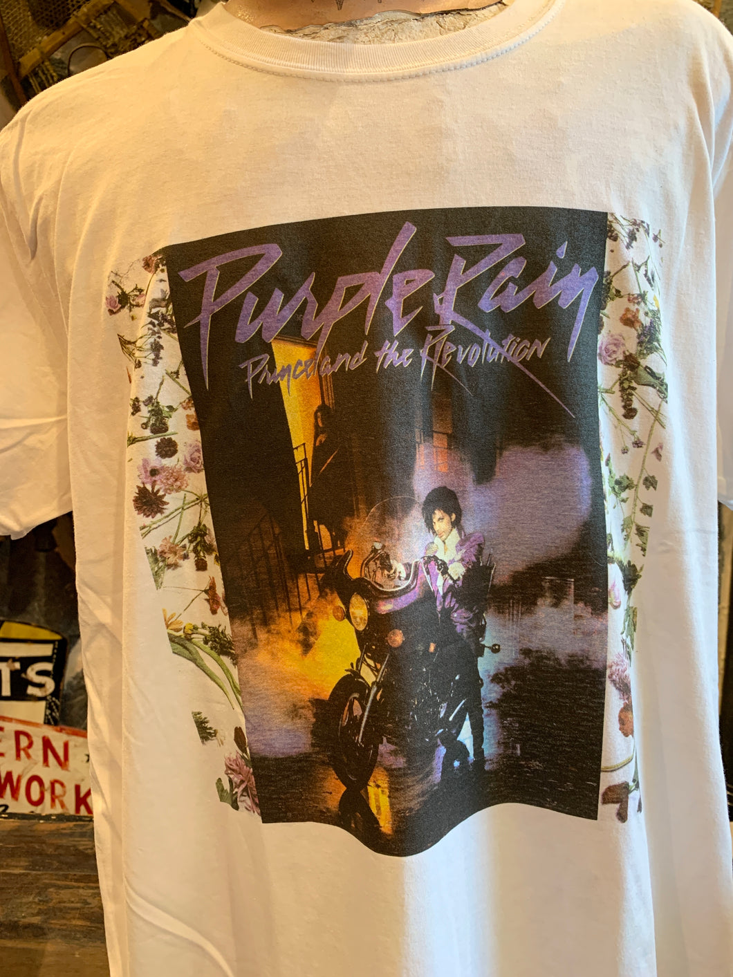 Prince, Purple Rain, Revolution White Tshirt