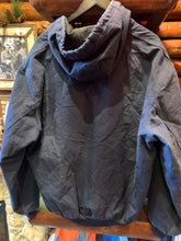 Load image into Gallery viewer, Vintage Carhartt Navy Mesh Quilt LIned Hooded Jacket, XL. FREE POSTAGE
