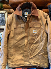 Load image into Gallery viewer, Vintage Carhartt Quilt Lined Chore Jacket Mid Atlantic Crane, XL. FREE POSTAGE
