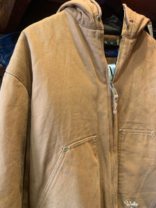 Vintage Walls USA Workwear Ducklcoth Hooded Jacket, Large. FREE POSTAGE