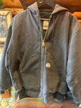 Load image into Gallery viewer, Vintage Polar By Key Black Duckcloth Hooded Jacket, Medium
