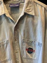 Load image into Gallery viewer, Vintage Planet Hollywood Denim Shirt, Large
