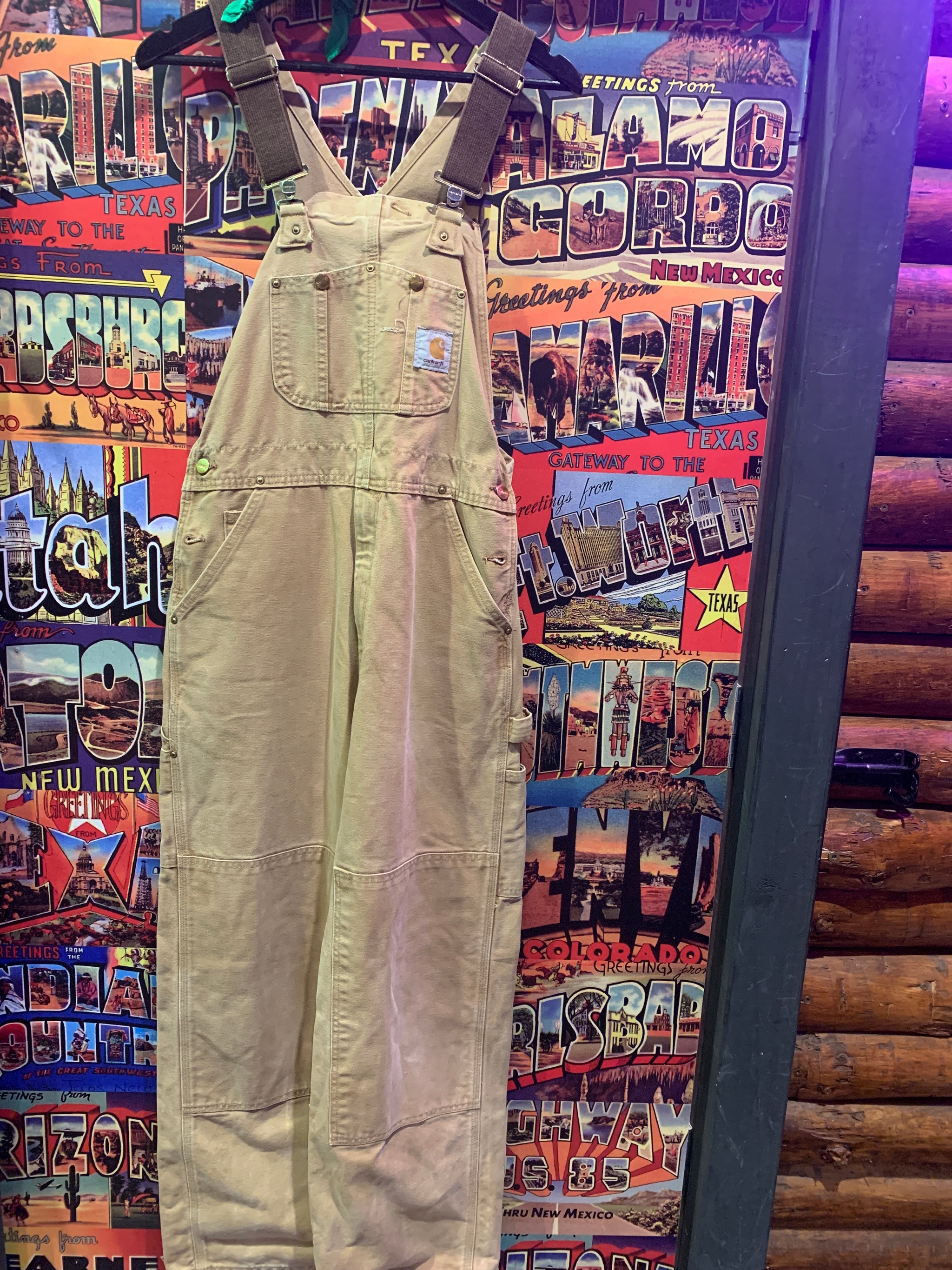 vintage carhartt オーバーオール　usa 80年代 ビンテージ USA製 Carhartt カーハート ダック地