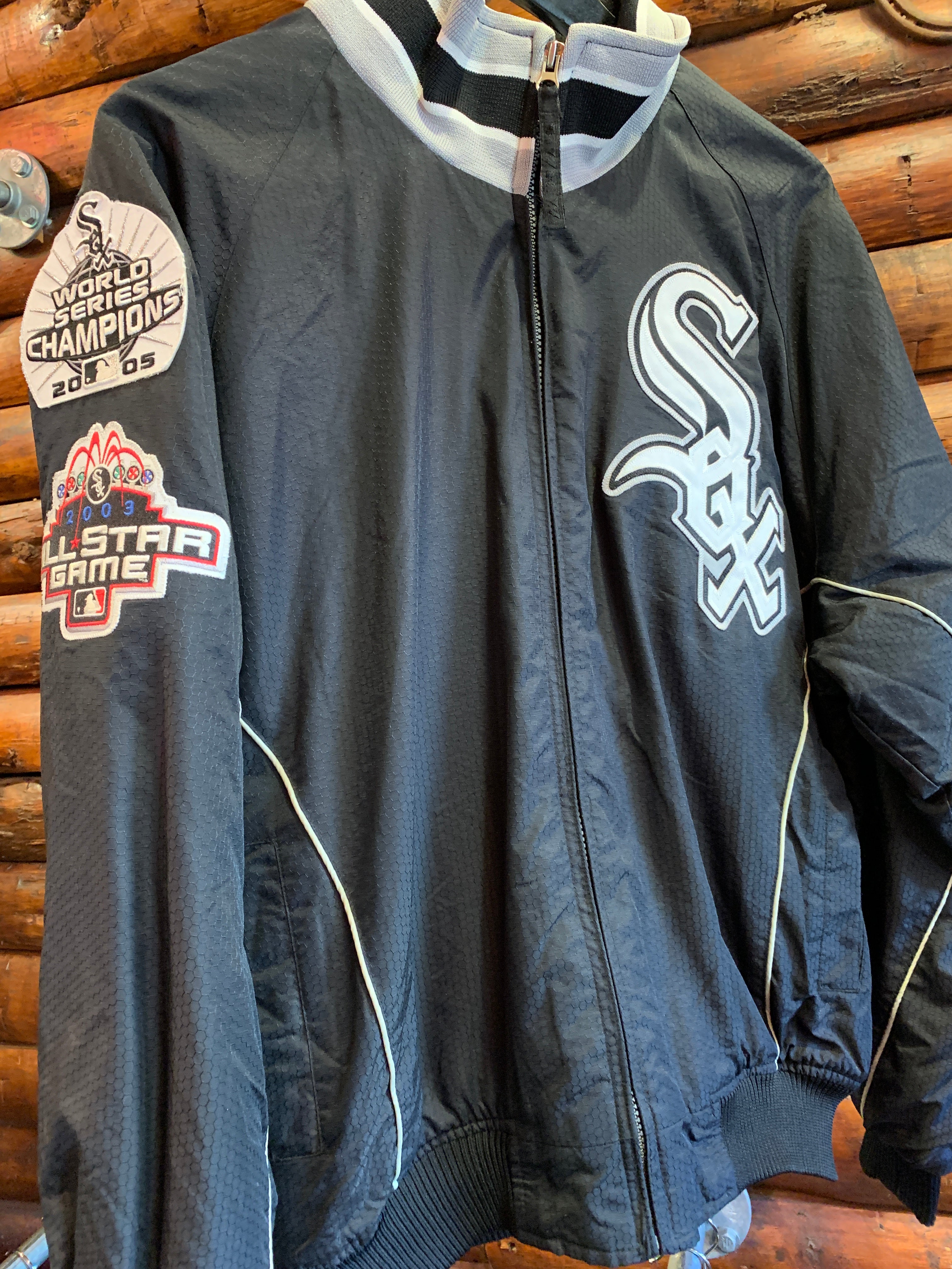 Majestic Athletic Chicago White Sox MLB Jacket. Only - Depop